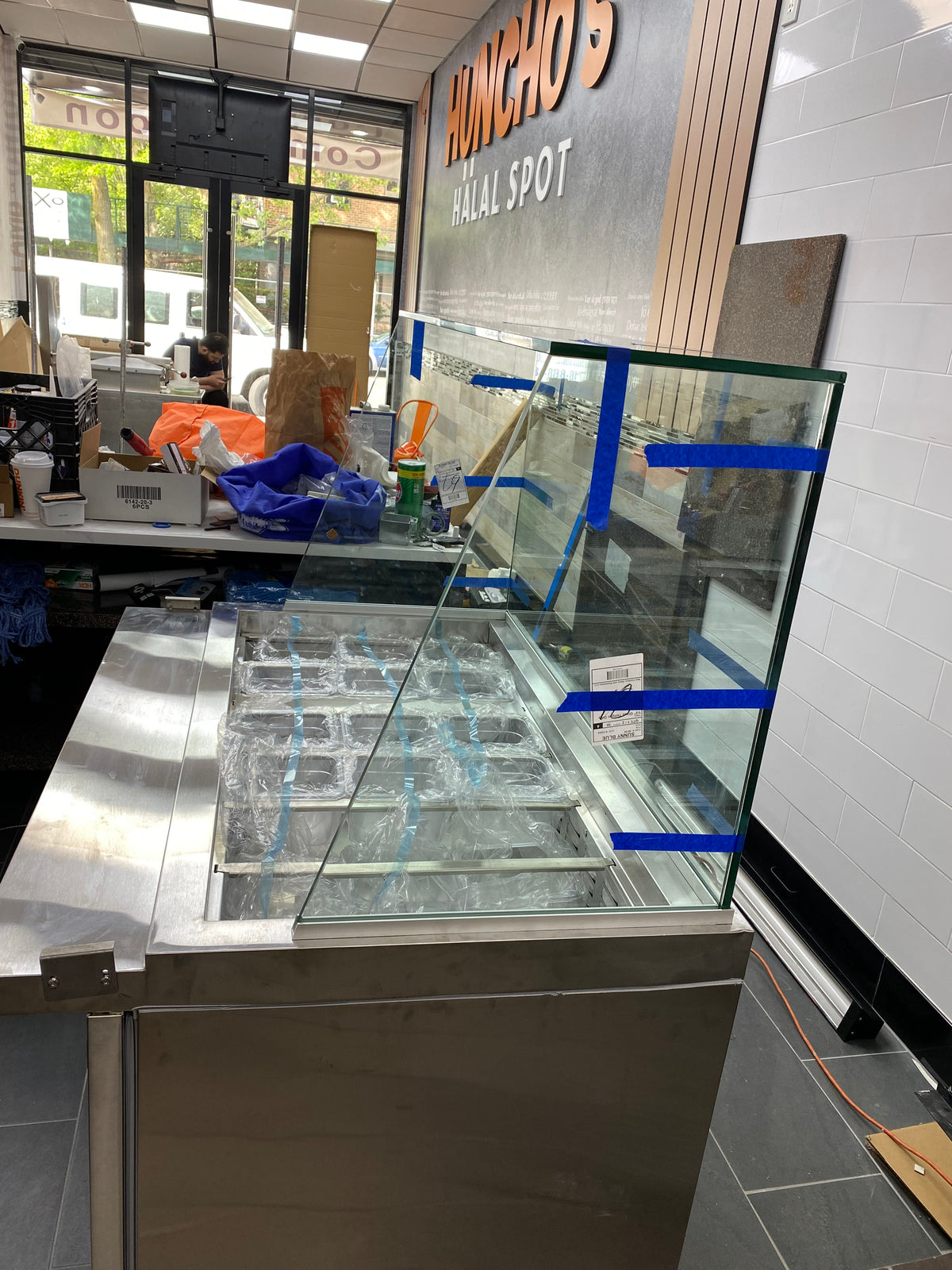 Glass display box